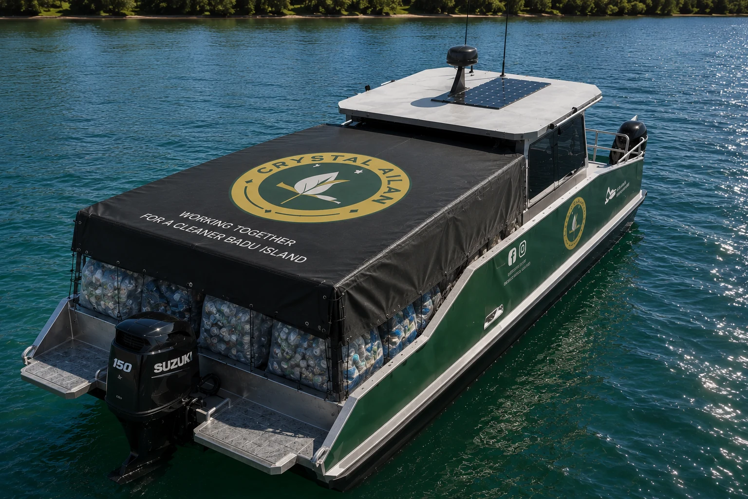 Concept visual only. The proposed 12m barge is subject to design, funding and approvals.